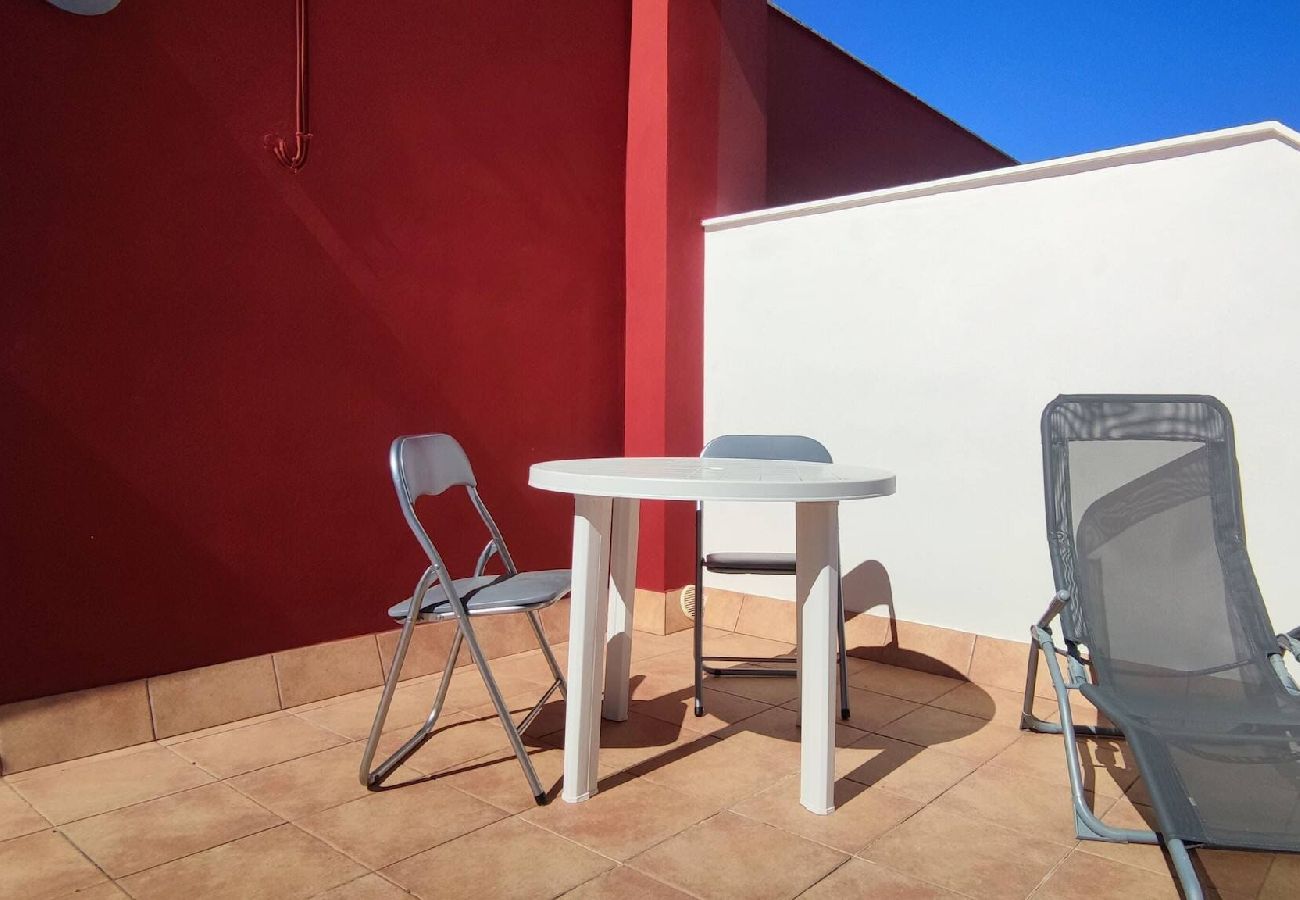 Casa adosada en Peñiscola - Tabarca - Chalet con jardín y piscina comunitaria 