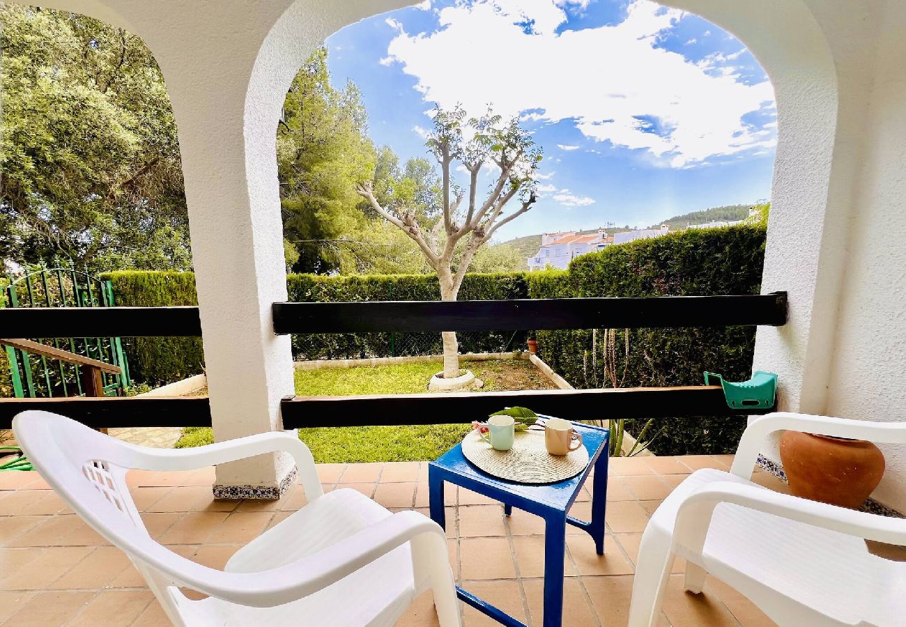 Apartamento en Peñiscola - Esmeralda, apartamento con jardín privado. 
