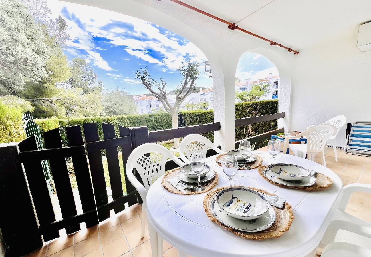 Apartamento en Peñiscola - Esmeralda, apartamento con jardín privado. 