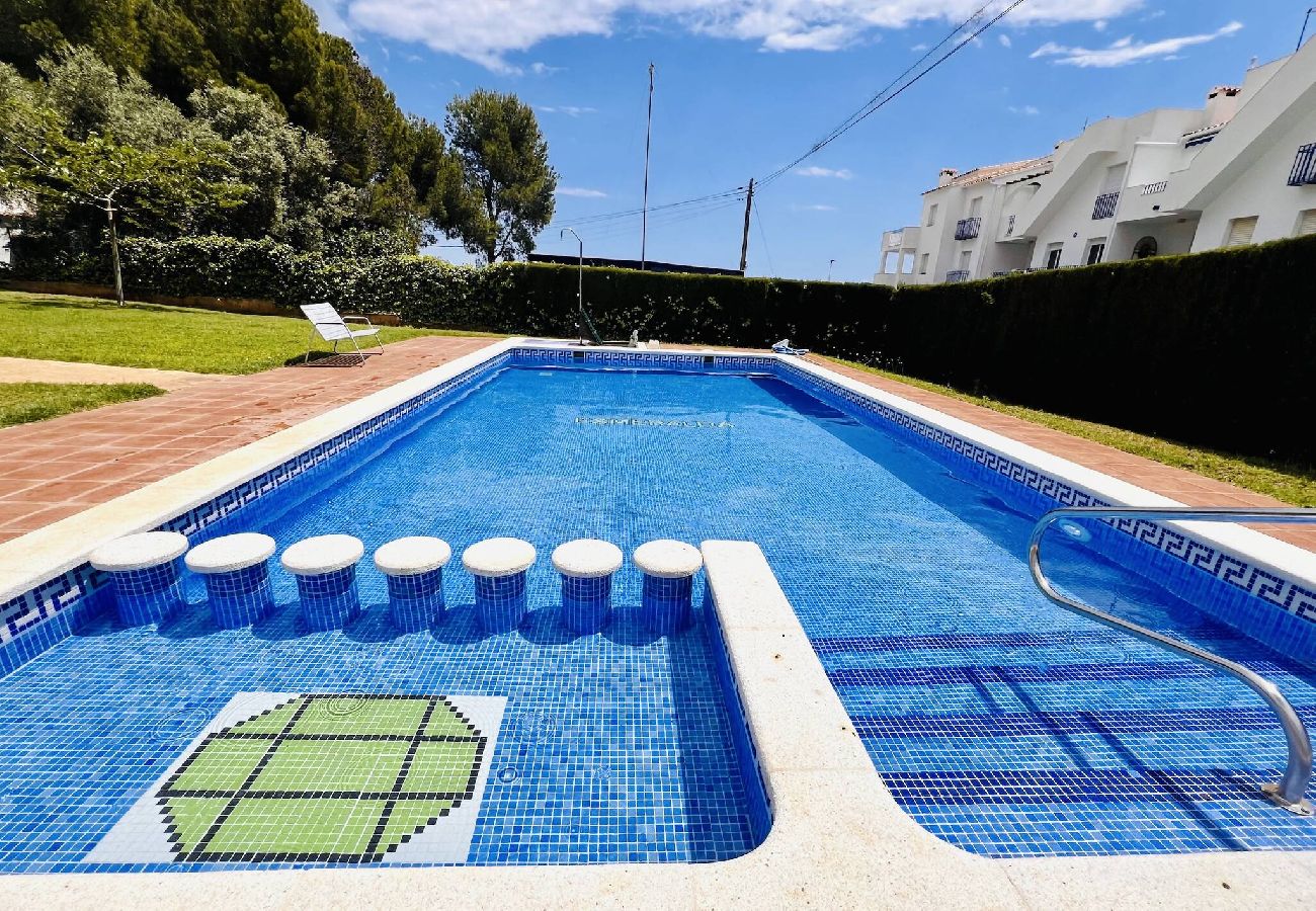 Apartamento en Peñiscola - Esmeralda, apartamento con jardín privado. 
