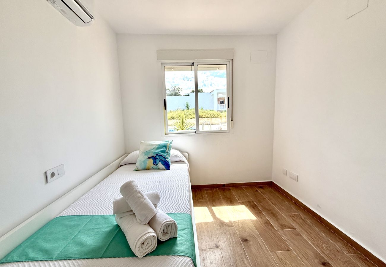 Chalet en Peñiscola - Villa Alba - Chalet mediterráneo con piscina privada y solárium