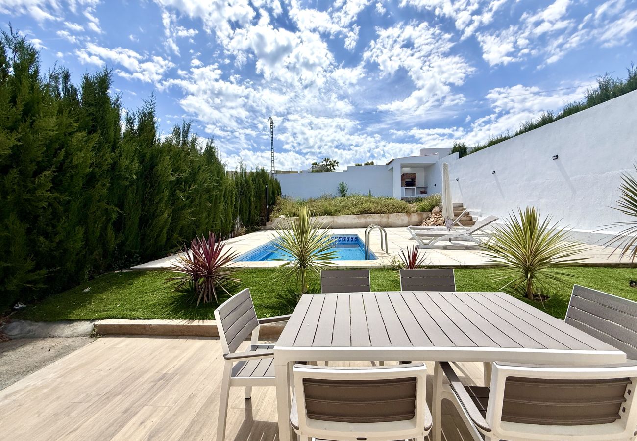 Chalet en Peñiscola - Villa Alba - Chalet mediterráneo con piscina privada y solárium