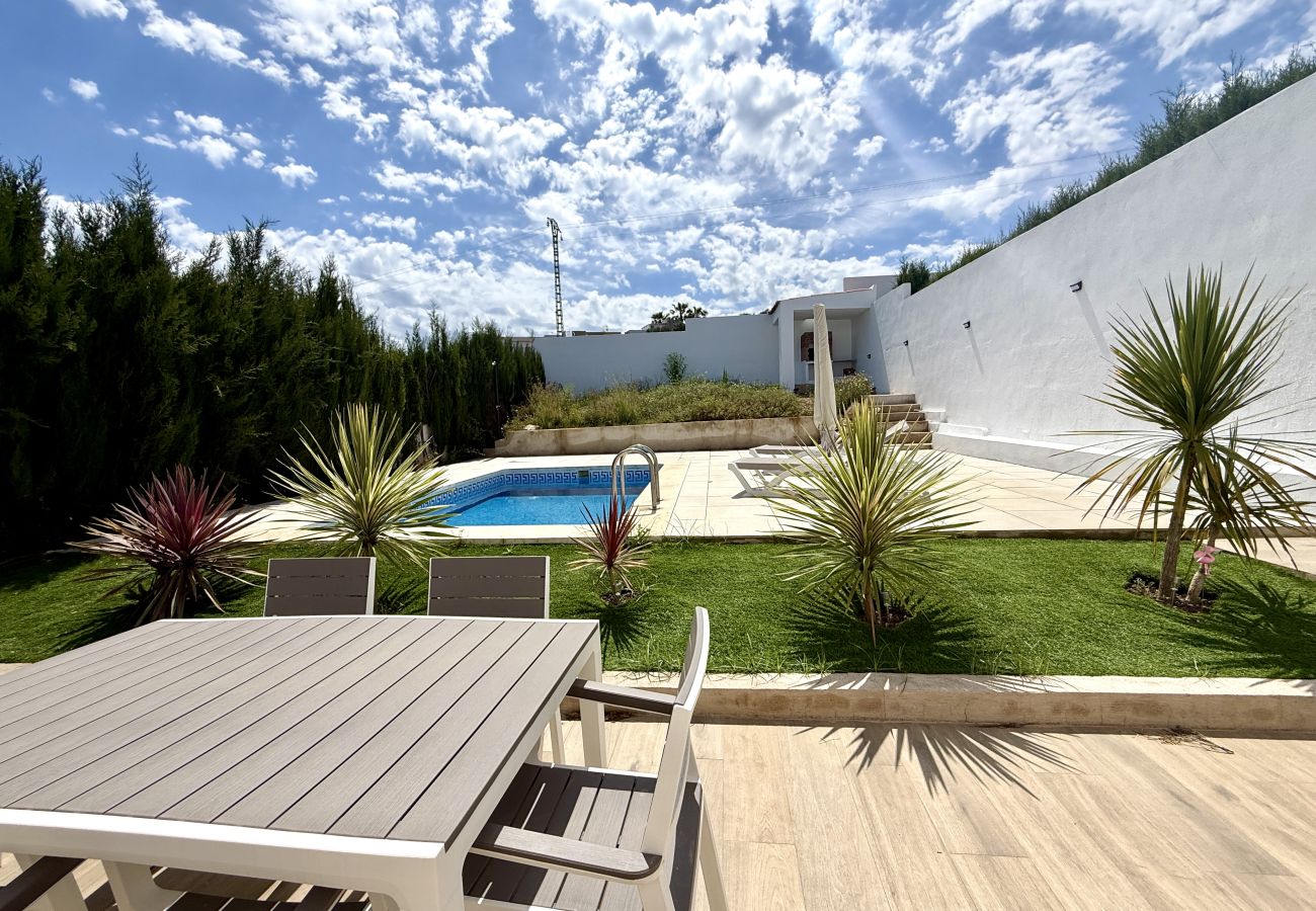 Chalet en Peñiscola - Villa Alba - Chalet mediterráneo con piscina privada y solárium