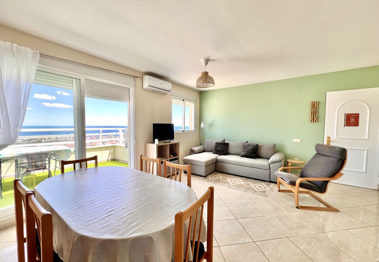Apartamento en Peñiscola - 🌊 Apartamento con gran terraza y vistas al mar