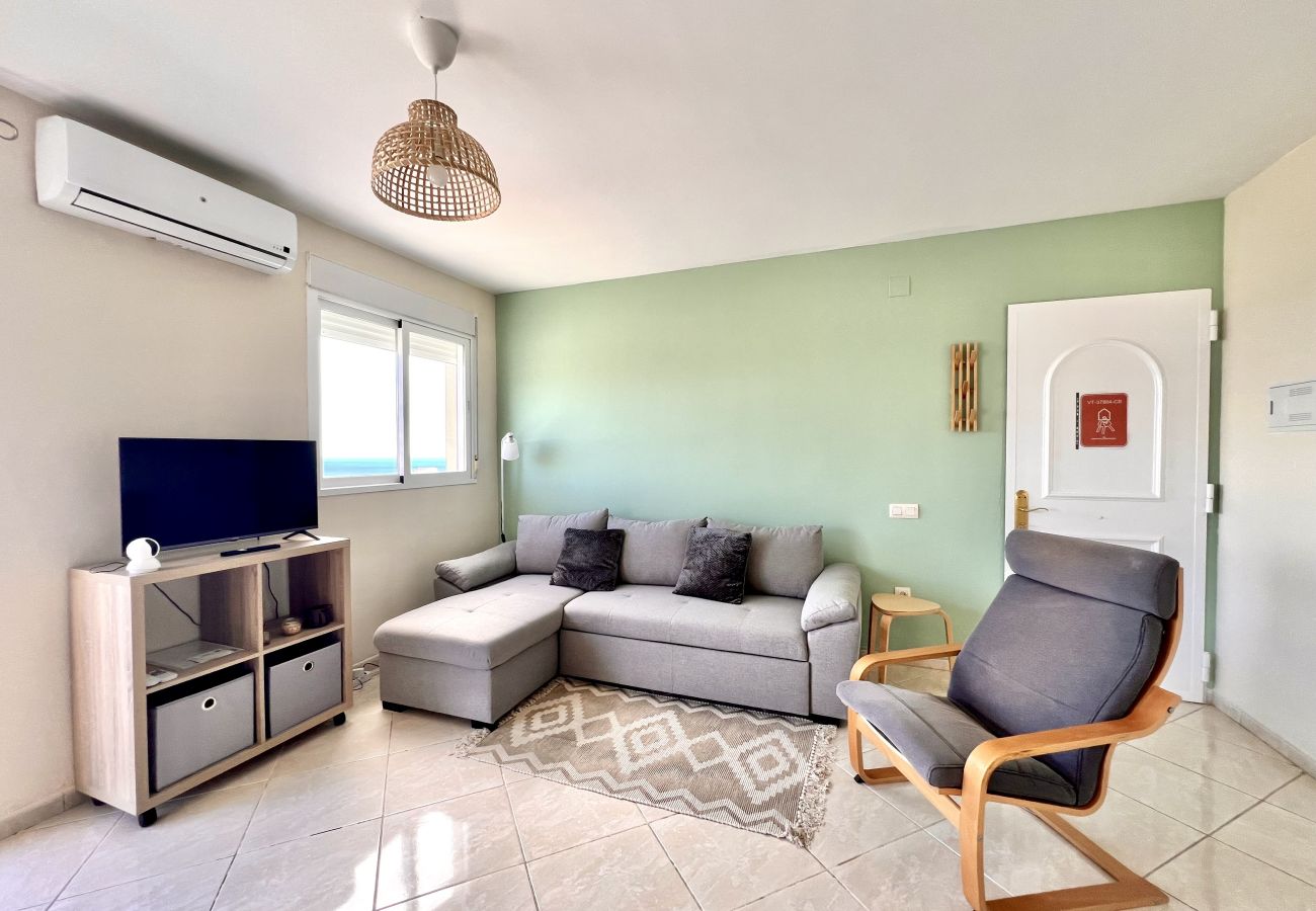 Apartamento en Peñiscola - 🌊 Apartamento con gran terraza y vistas al mar