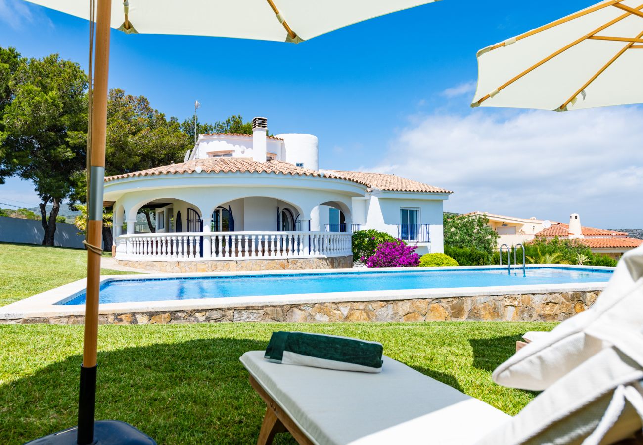 Villa en Peñiscola - Villa del Mar - 🌴 Villa mediterránea con piscina y jardín privado