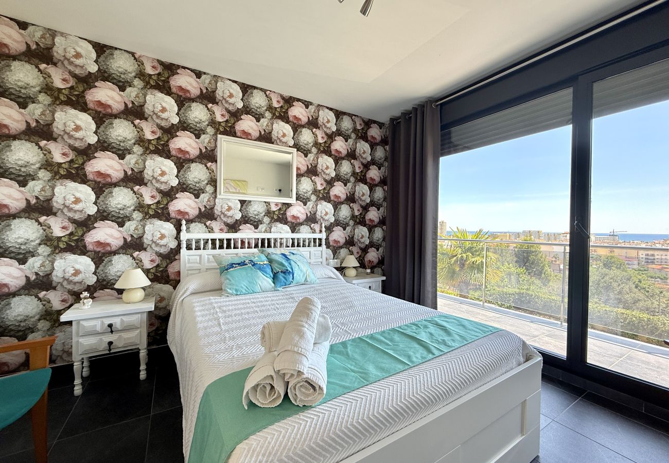 Villa en Peñiscola - Villa Canestel - Piscina privada con vistas al mar y Castillo