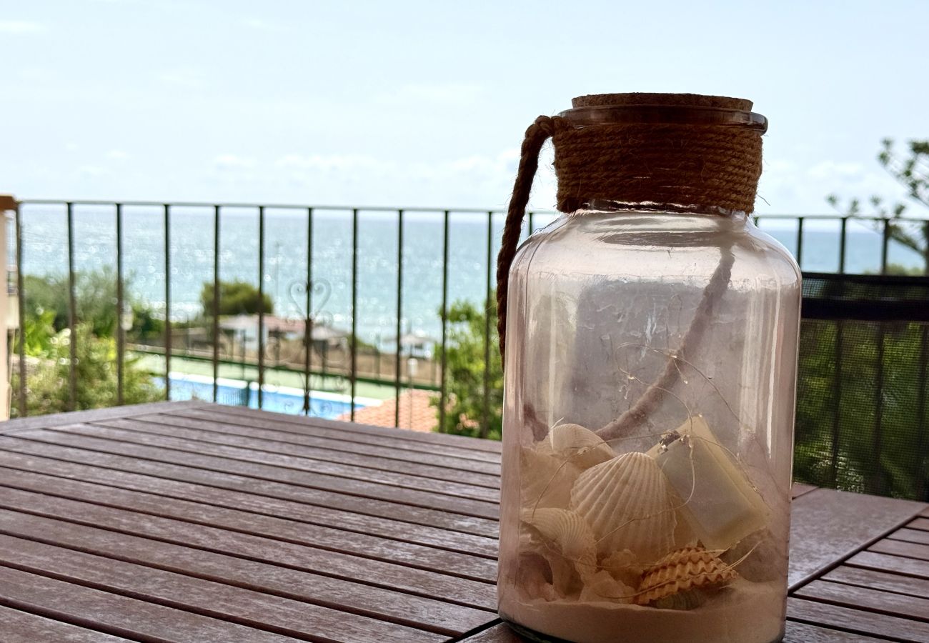 Apartamento en Peñiscola - Finca del Moro - Piscina, Tenis y Vistas al Mar