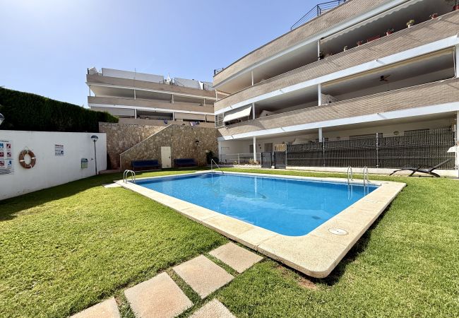 Apartamento en Peñiscola - La Tortuga - Piscina, Terraza y Sierra de Irta