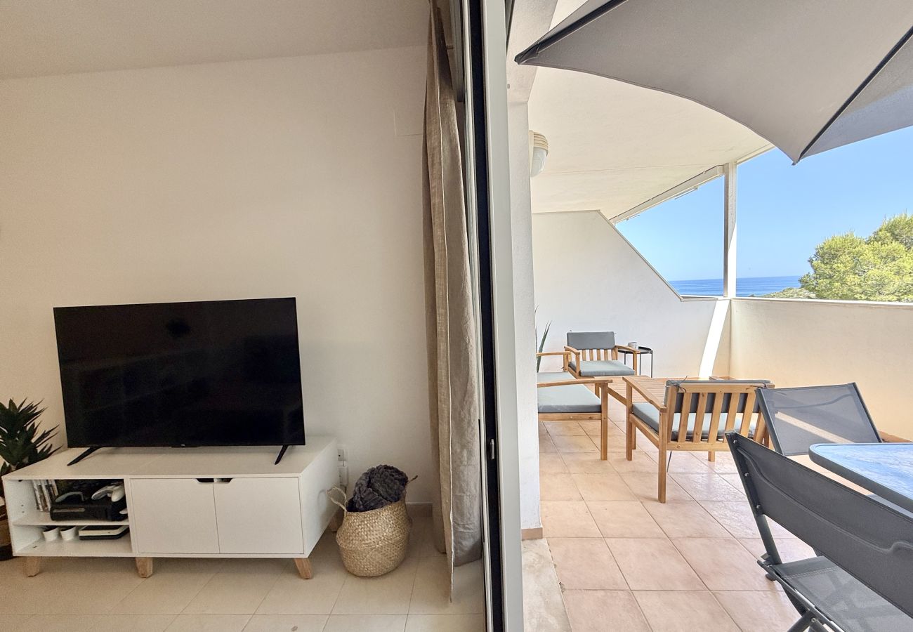 Apartamento en Peñiscola - La Tortuga - Piscina, Terraza y Sierra de Irta