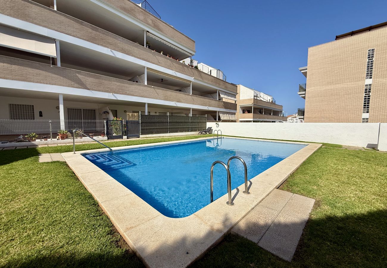 Apartamento en Peñiscola - La Tortuga - Piscina, Terraza y Sierra de Irta