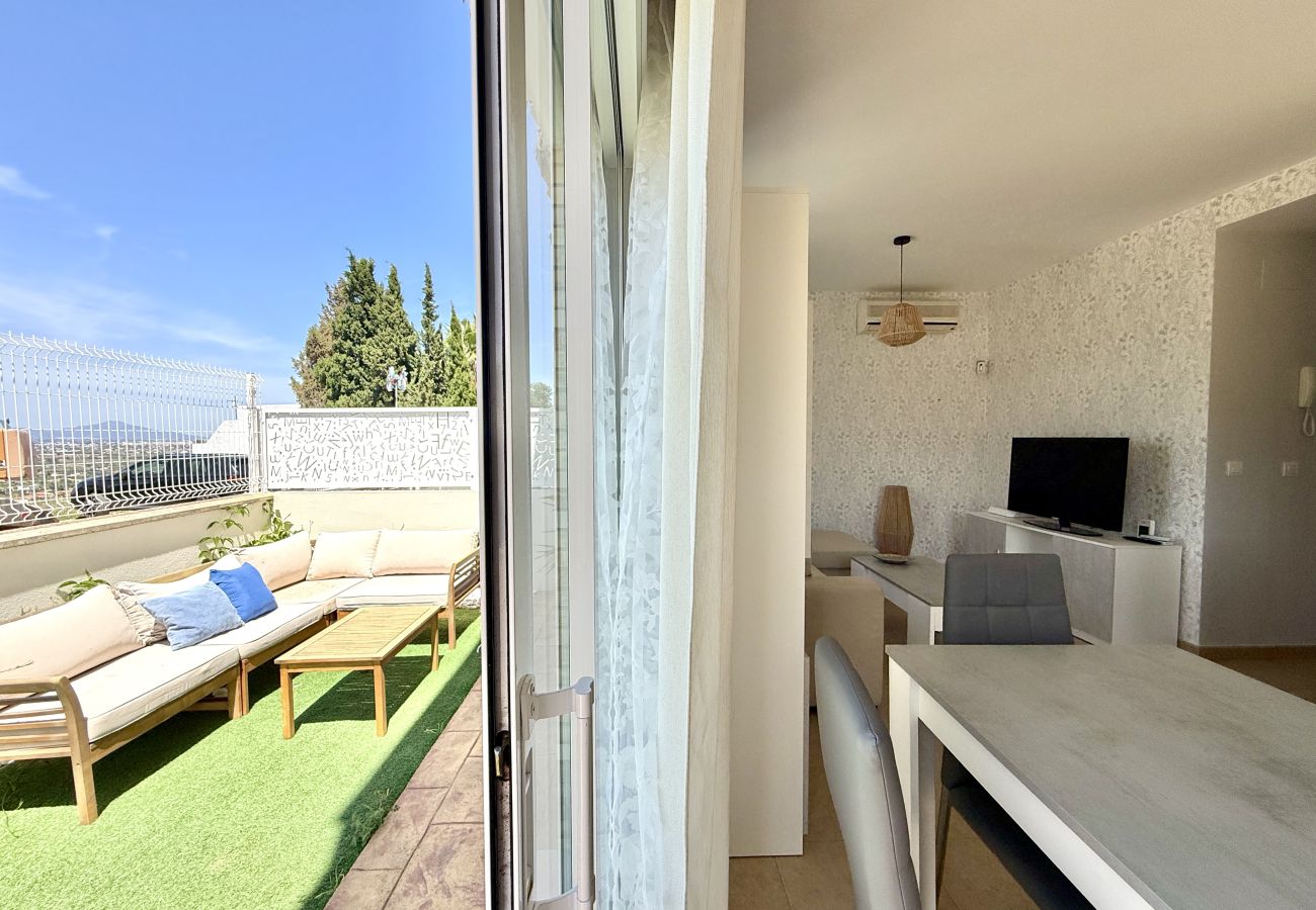 Apartment in Peñiscola - Duplex in Las Atalayas - Private Terrace & Communal Pool
