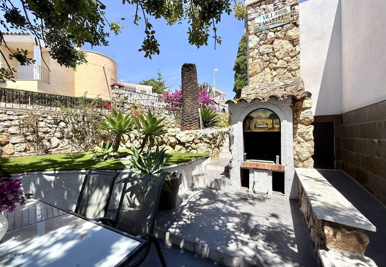 Villa à Peñiscola - Villa Canestel - Piscine privée avec vue sur la mer et le château