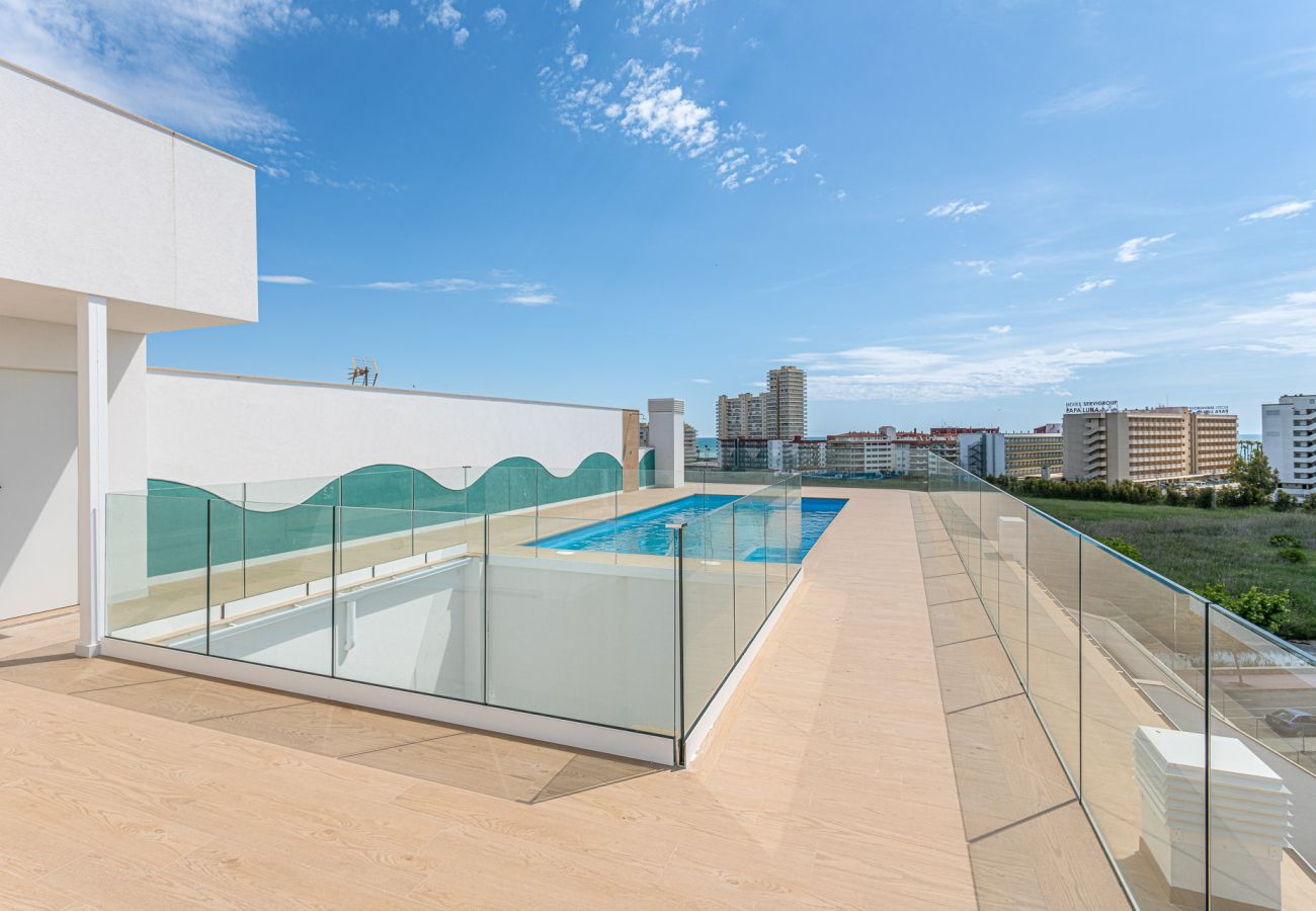 Appartement à Peñiscola - LAMAR - Apartamento con piscina y gimnasio