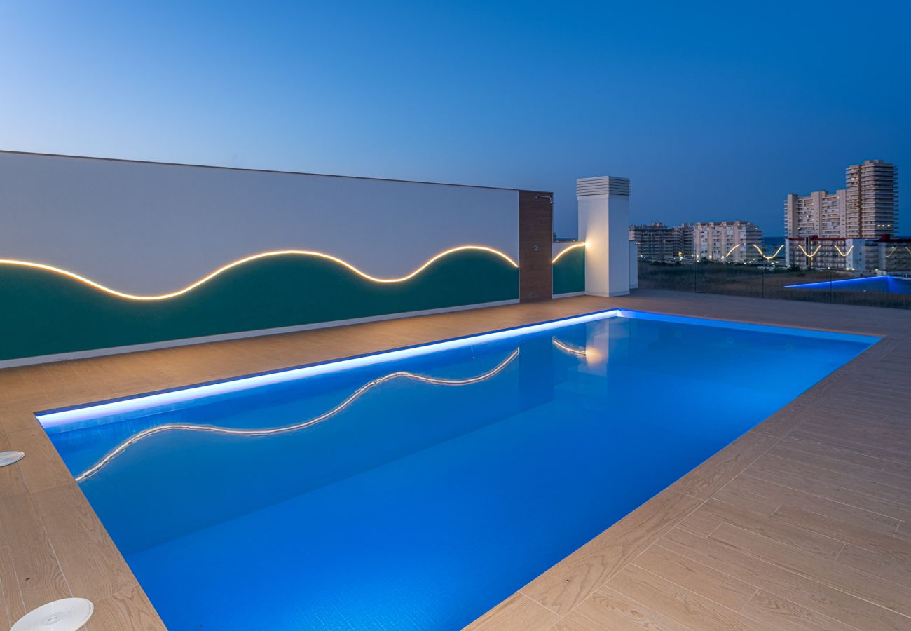 Appartement à Peñiscola - LAMAR - Apartamento con piscina y gimnasio