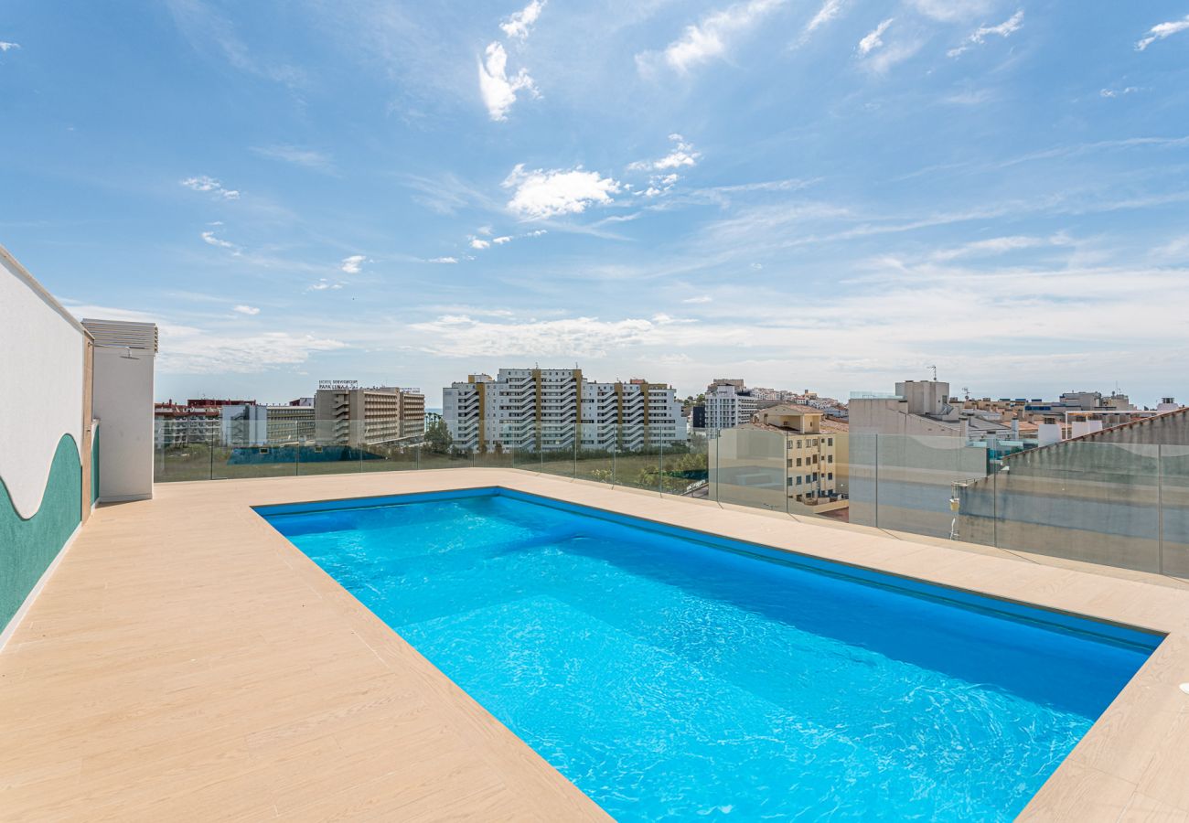 Appartement à Peñiscola - LAMAR - Apartamento con piscina y gimnasio