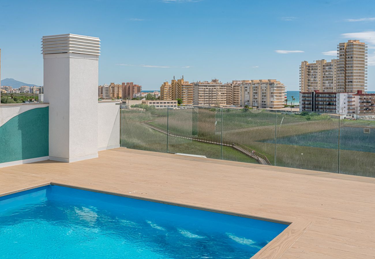 Appartement à Peñiscola - LAMAR - Apartamento con piscina y gimnasio